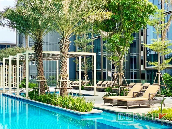 Ghế Hồ Bơi Nhựa Giả Mây