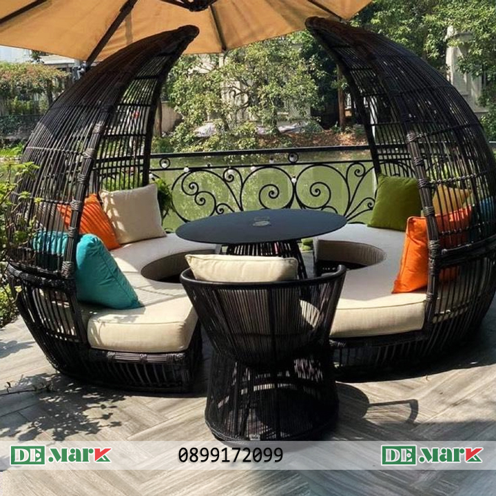 Ghế Hồ Bơi Giả Mây Mái Vòm MT4A66