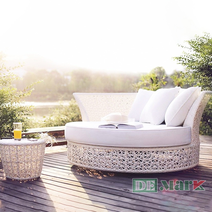 Bàn ghế giả mây