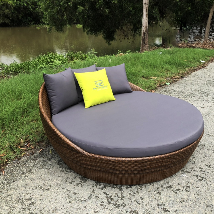 ghế hồ bơi giả mây MT452