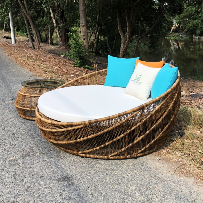 Giường Nằm Bãi Biển Gỉa Mây MT4A61