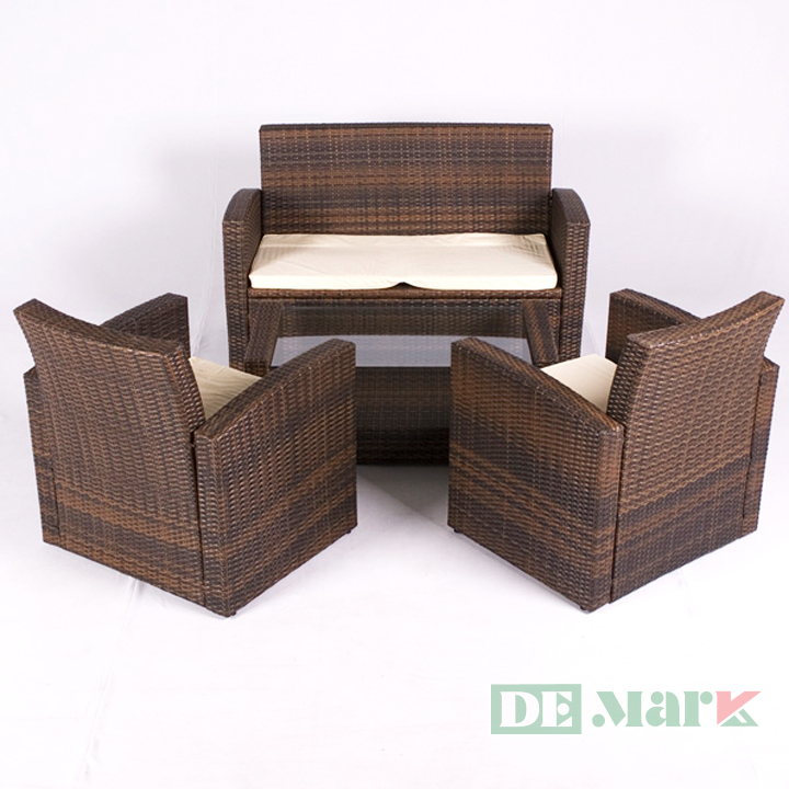 Bàn ghế Sofa mây nhựa