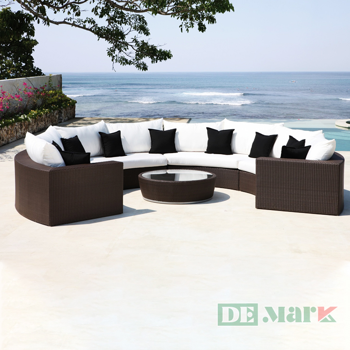 Bàn ghế giả mây