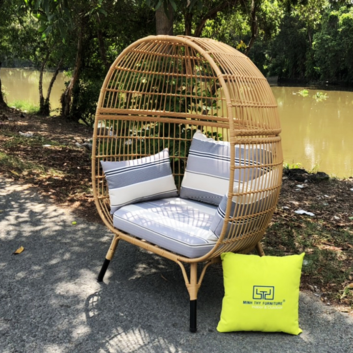 Ghế Xích Đu Ban Công Nhựa Giả Mây MT981