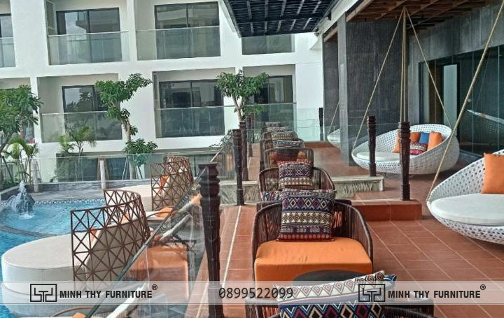 Giường Treo Thư Giãn Nhựa Giả Mây