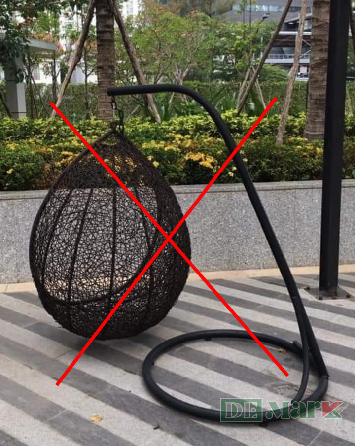 Hình ảnh xích đu giá rẻ thường thấy trên thị trường (Nguồn: ST)