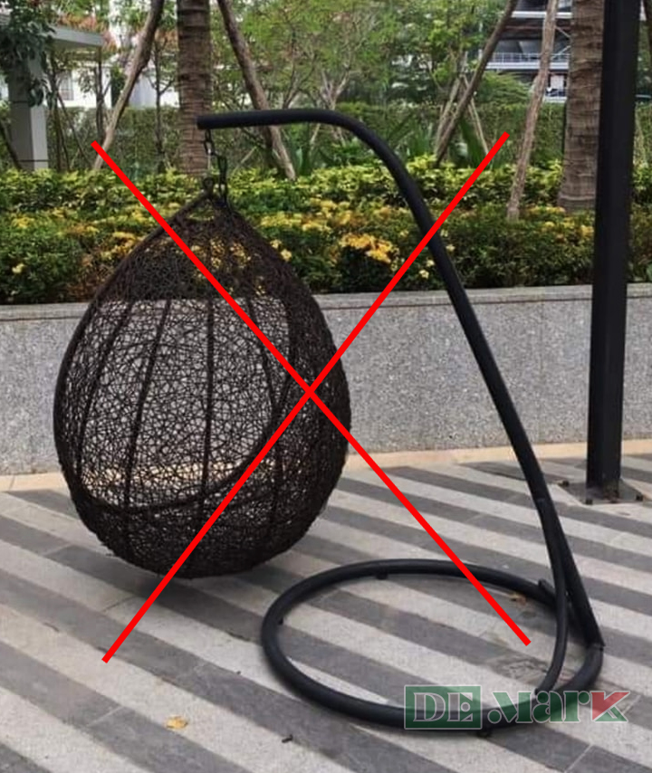 Kết quả của một ghế xích đu nhựa giả mây giá rẻ kém chất lượng