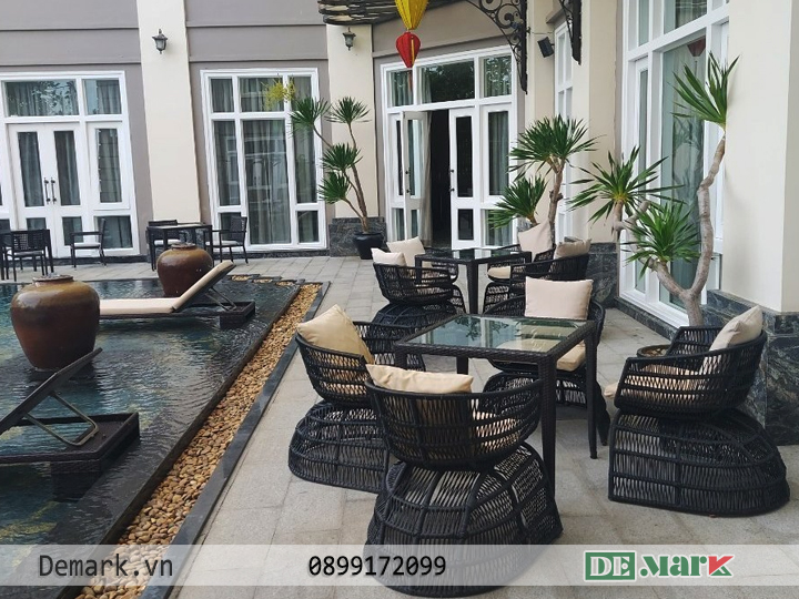 DEMARK CUNG CẤP NỘI THẤT NHỰA GIẢ MÂY CHO MERCURE HOI AN ROYAL