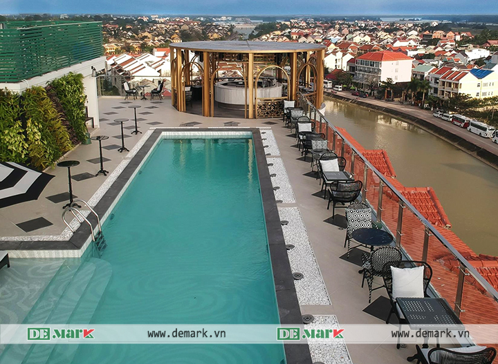 DEMARK CUNG CẤP NỘI THẤT NHỰA GIẢ MÂY CHO MERCURE HOI AN ROYAL