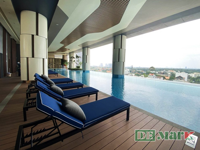 Ghế hồ bơi plywood