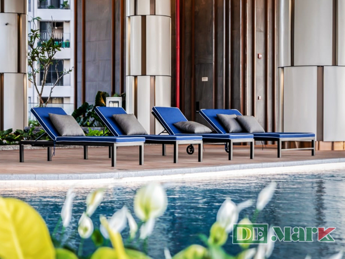 Ghế hồ bơi plywood