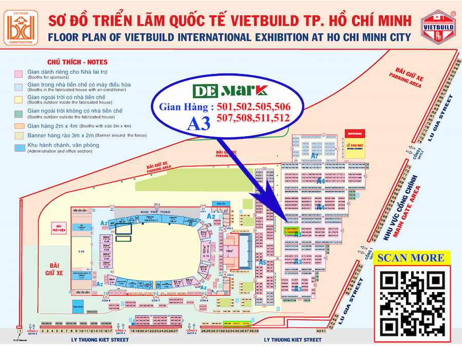 DEMARK THAM GIA TRIỂN LÃM QUỐC TẾ VIETBUILD TP.HCM 2024 – LẦN 1
