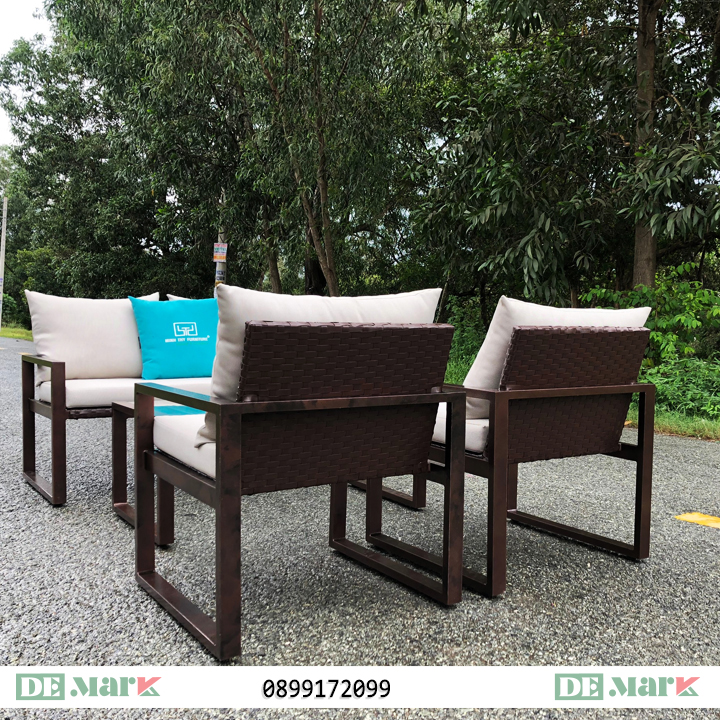 Sofa Mây Nhựa Ngoài Trời MT1A76