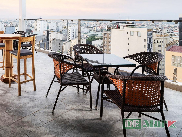 Bàn Ghế nhựa giả mây