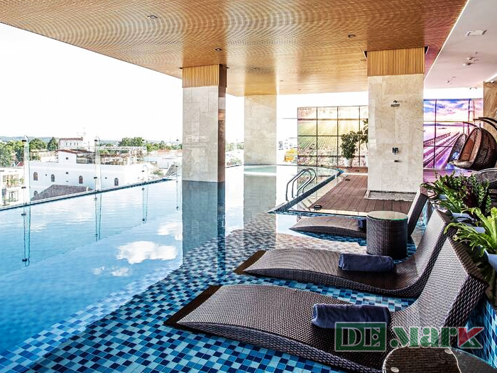 Bộ Ghế Nằm Bãi Biển Nhựa Giả Mây MT455