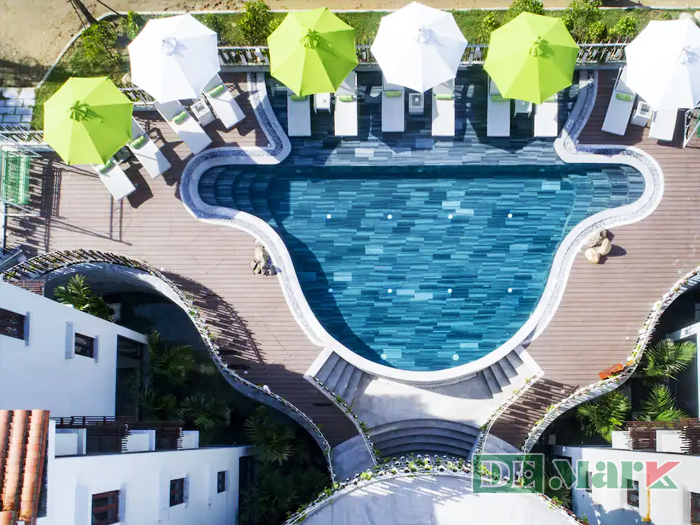 ghế hồ bơi giả mây