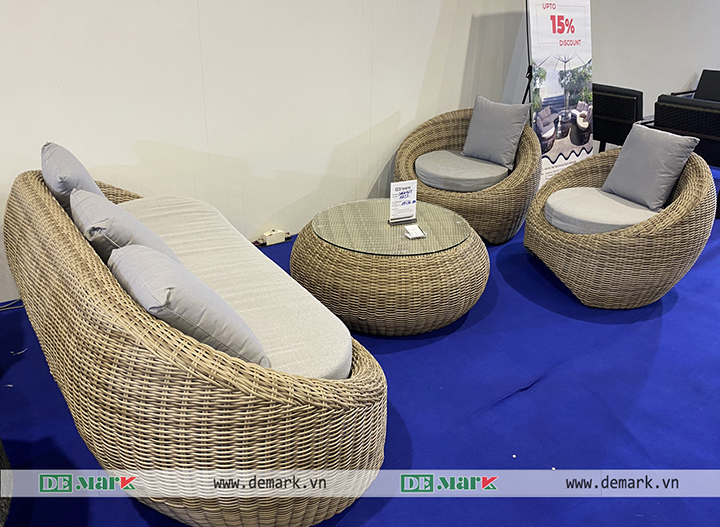 Sofa Mây Nhựa