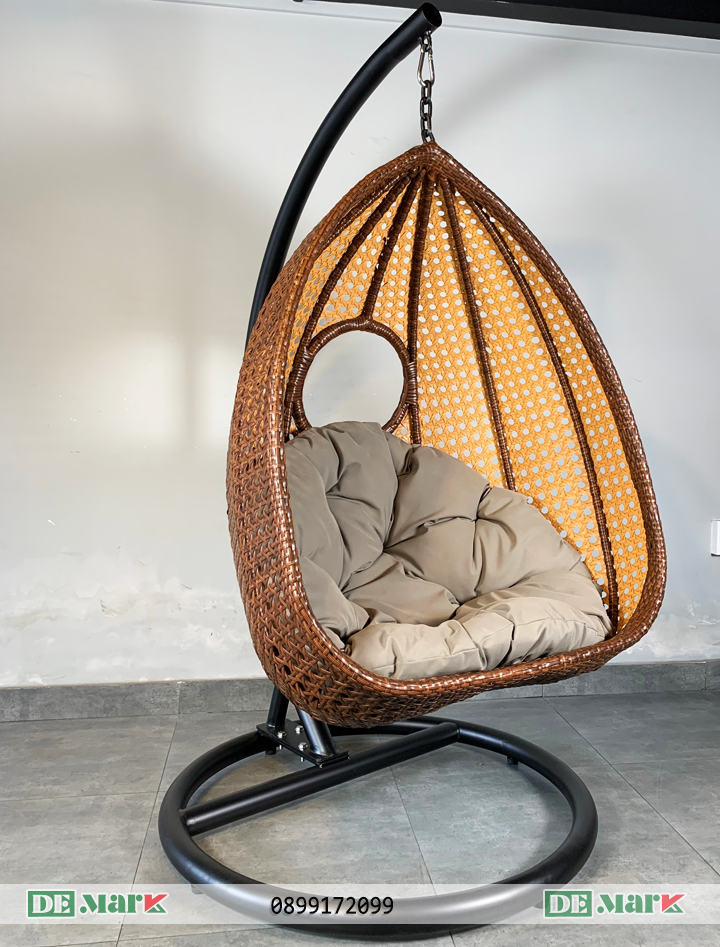 Xích Đu Giọt Nước Nhựa Giả Mây MT909