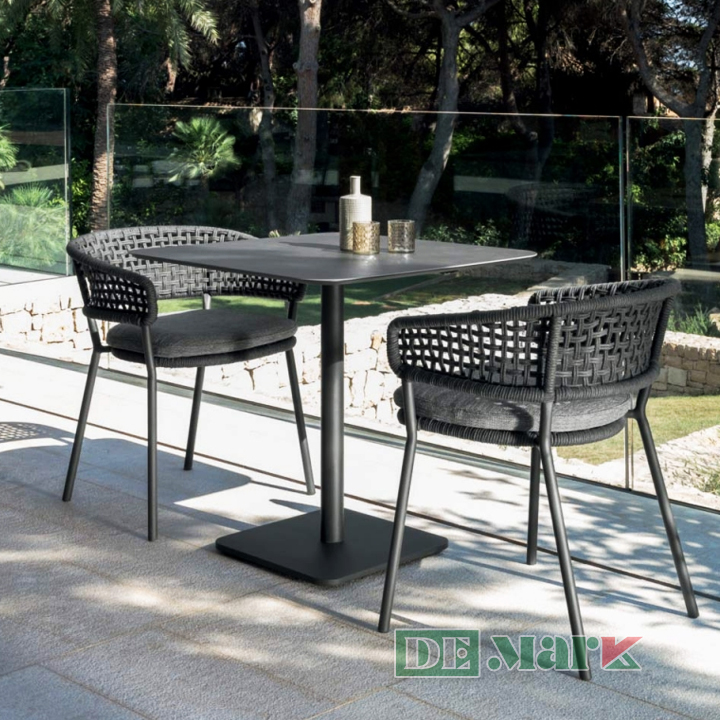 Bàn Ghế Ngoài Trời Nhựa Giả Mây MT2011