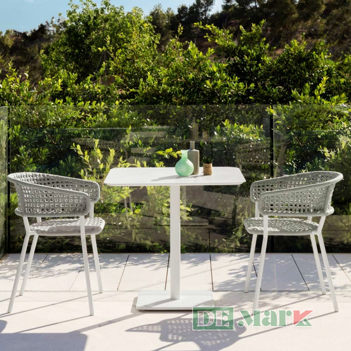 Bàn Ghế Ngoài Trời Nhựa Giả Mây MT2011