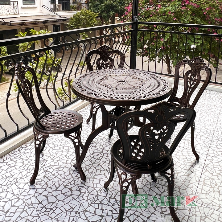 Bàn Ghế Sân Vườn Ngoài Trời DeNKD80