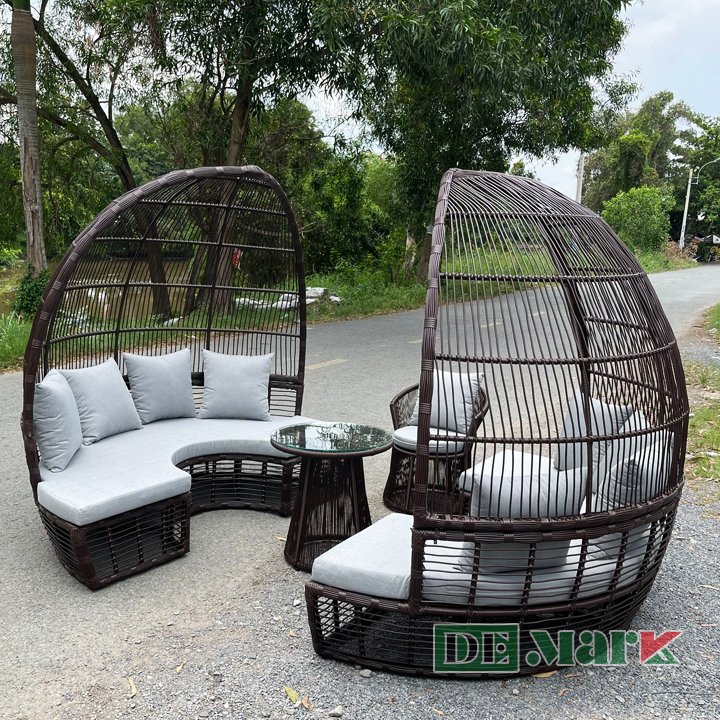 Ghế Hồ Bơi Giả Mây Mái Vòm MT4A66