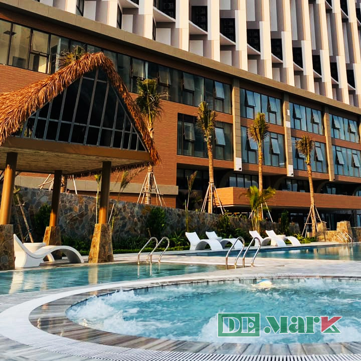 ghế hồ bơi nhựa mây