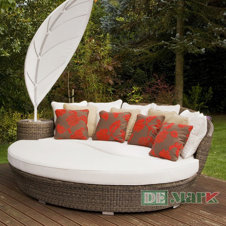 Giường Nằm Bể Bơi Nhựa Giả Mây MT4A3