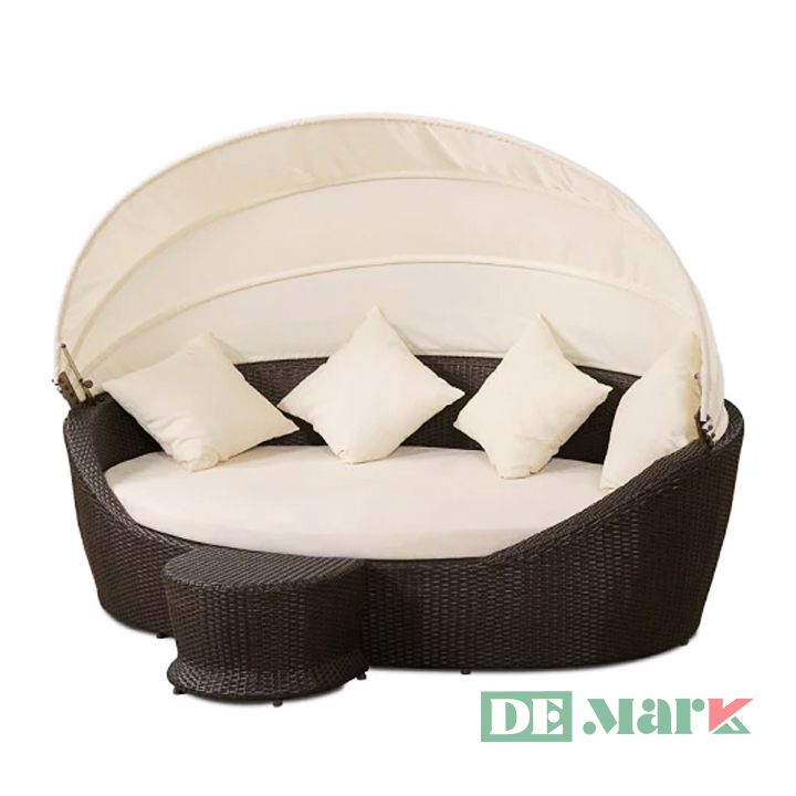 Ghế Hồ Bơi Nhựa Giả Mây MT411