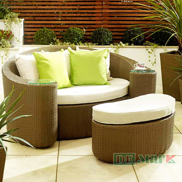 Bàn ghế giả mây