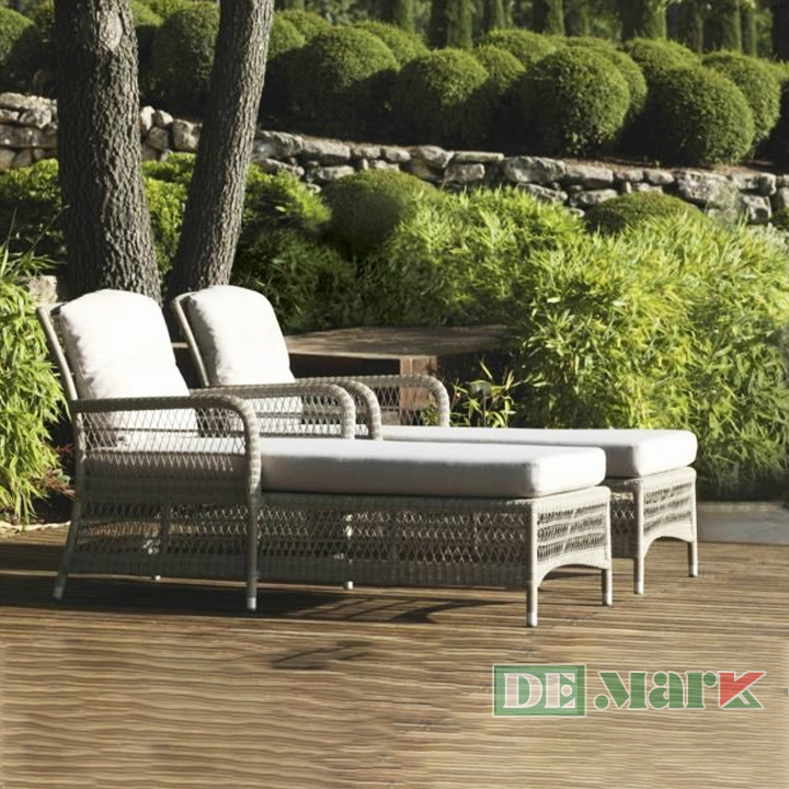 Giường Nằm Bể Bơi Nhựa Giả Mây MT4A60