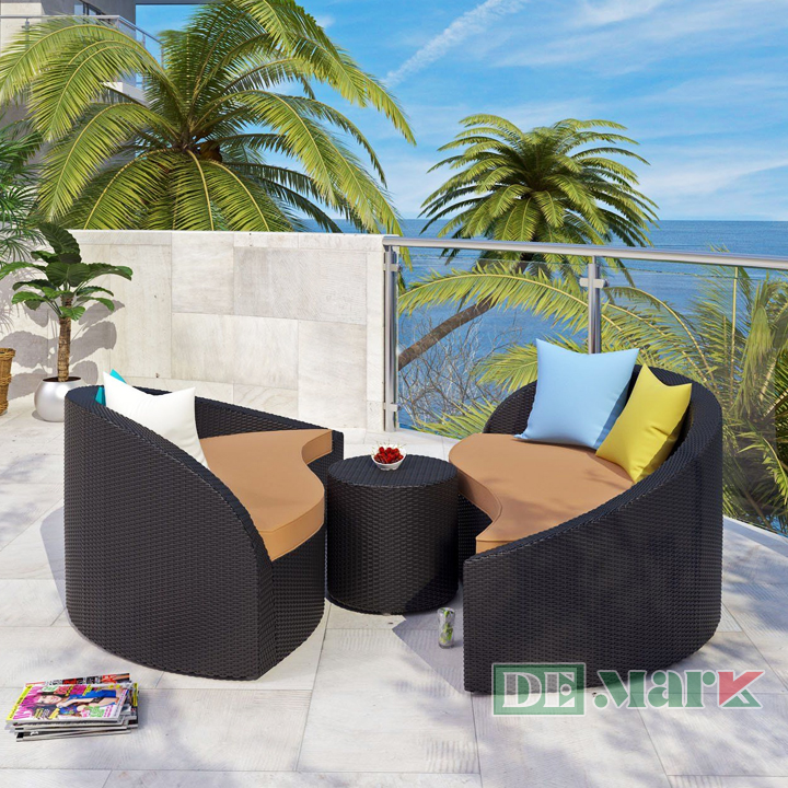 Ghế Hồ Bơi Nhựa Giả Mây MT402