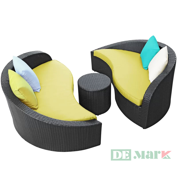 Ghế Hồ Bơi Nhựa Giả Mây MT402