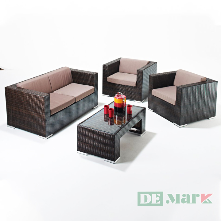 Bộ Sofa Nhựa Giả Mây MT154