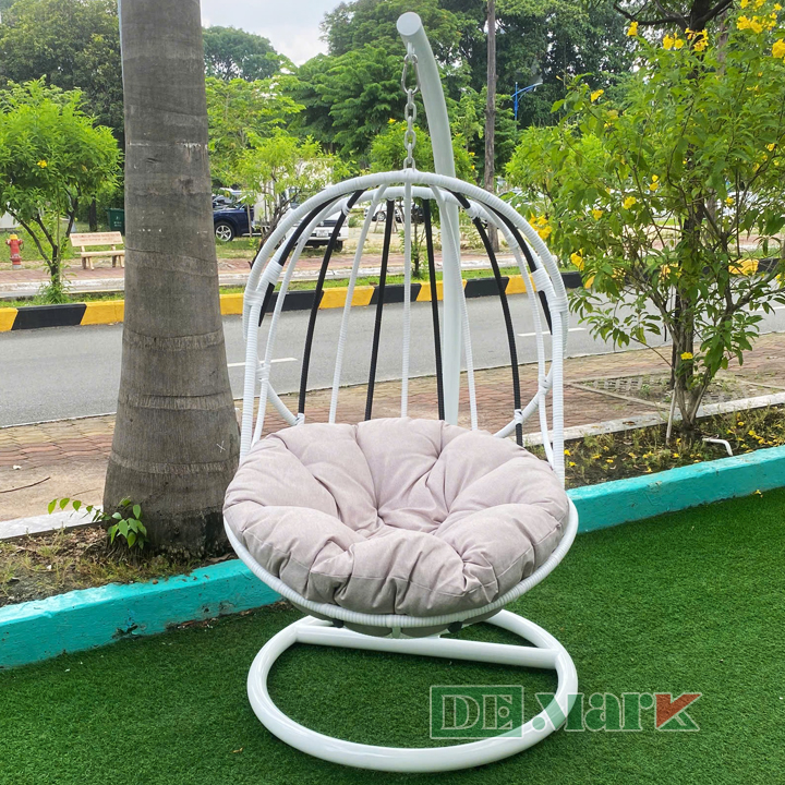 Xích đu nhựa giả mây