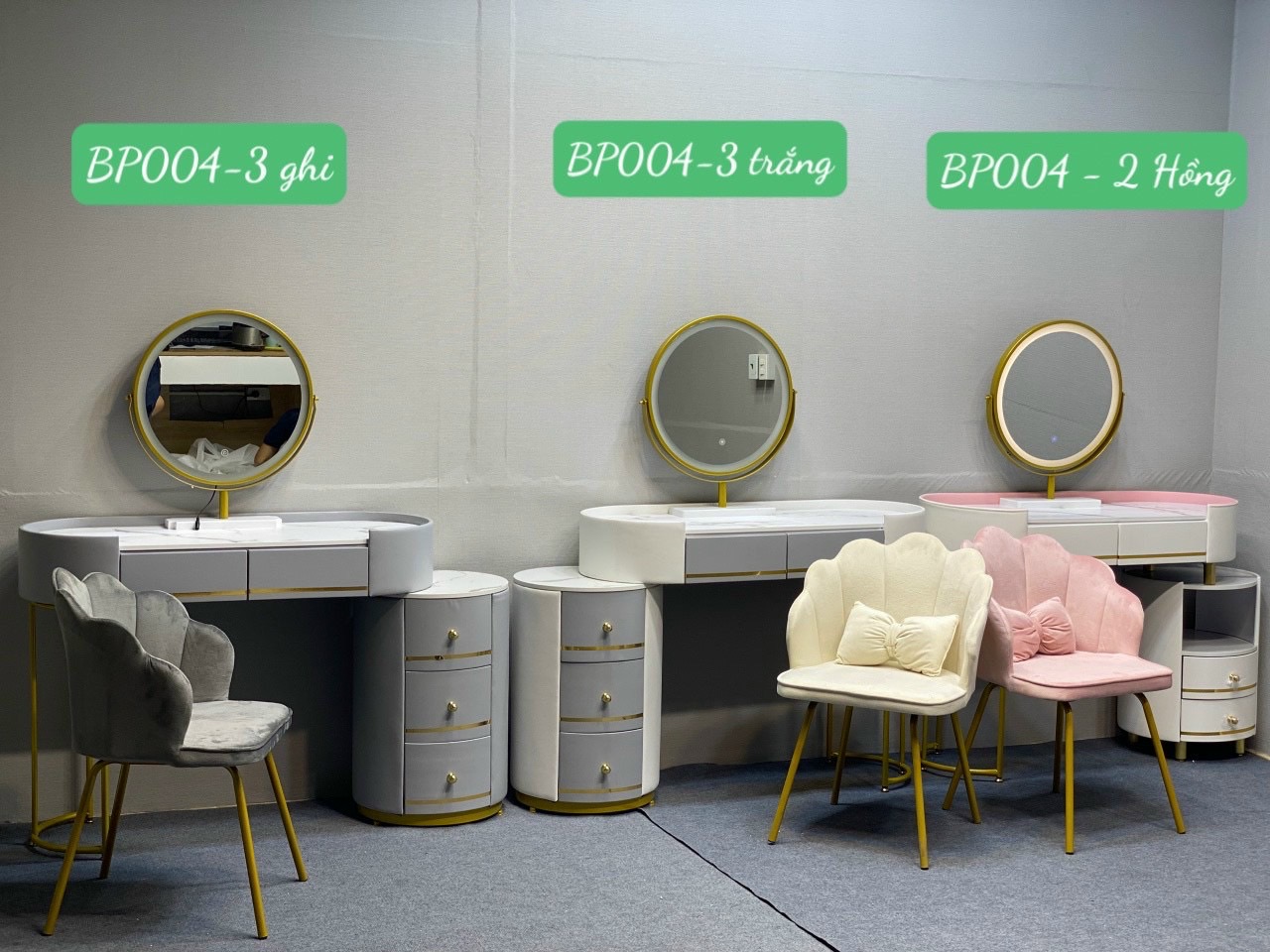 3 tone màu khác nhau