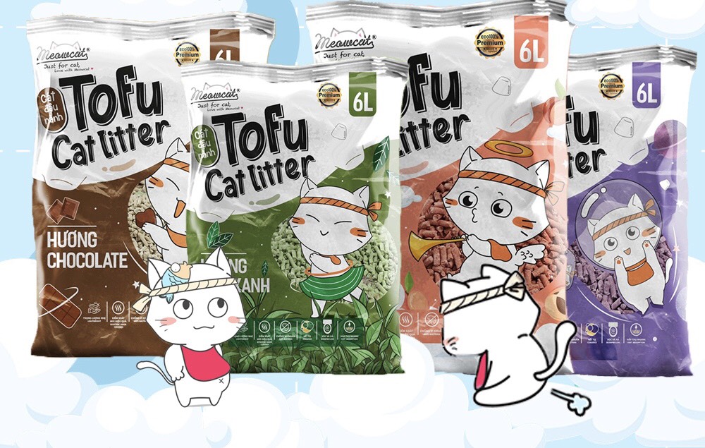 CÁT ĐẬU NÀNH 6L / TOFU CAT LITTER 6L