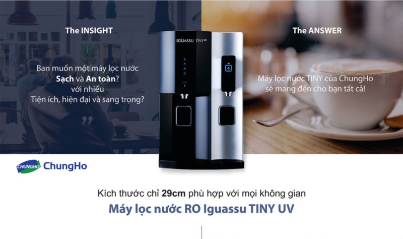 Máy lọc nước Chungho Iguassu Tiny 300UV