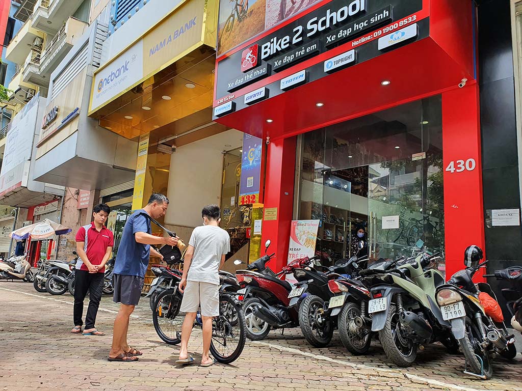Cửa hàng xe đạp bike2school 430 Xã Đàn