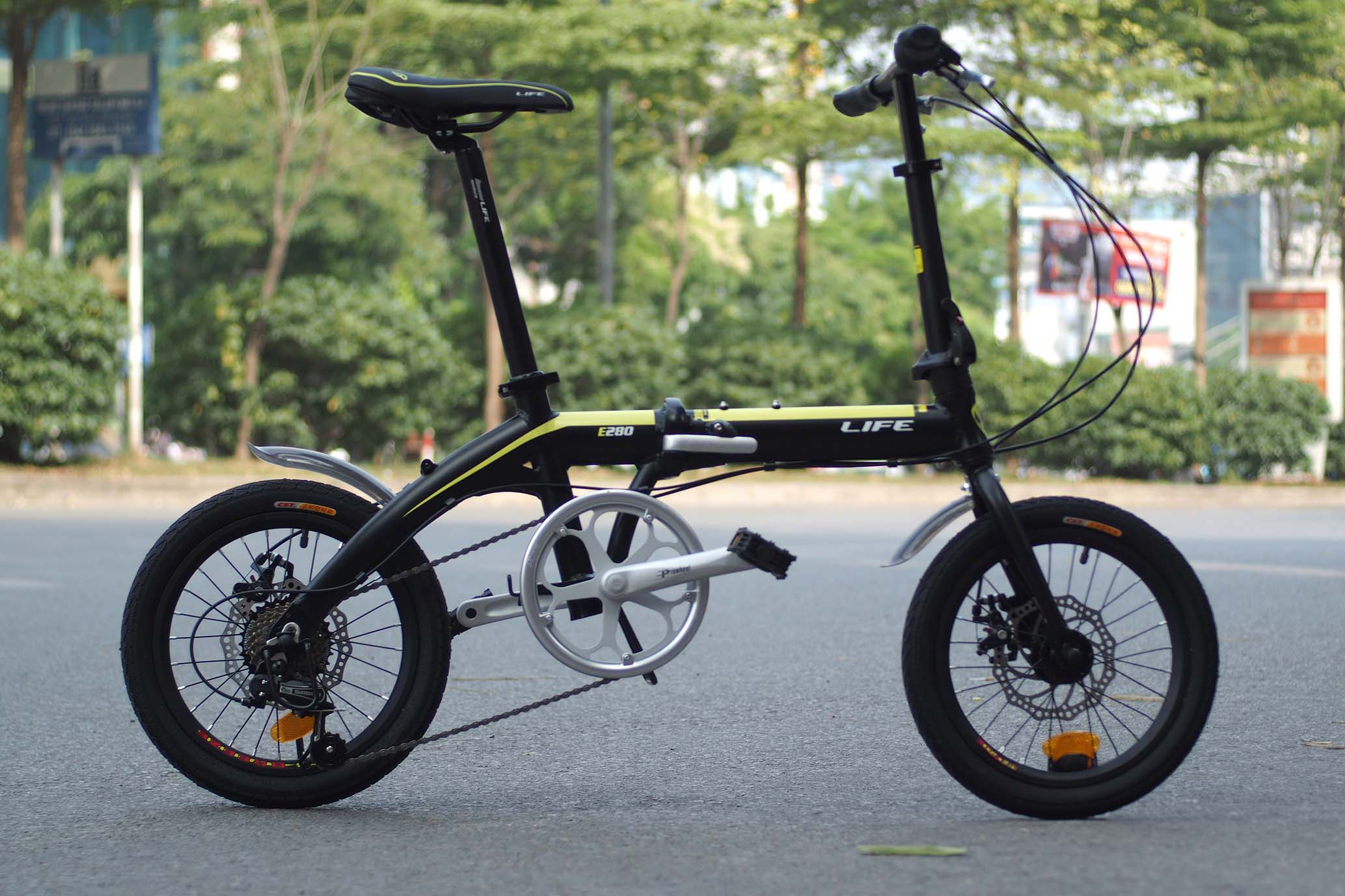 Xe đạp gấp LIFE E280 - bike2school.vn