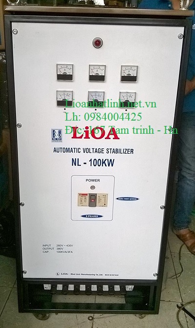 ỔN ÁP LIOA NL - 100KW 3 PHA CŨ