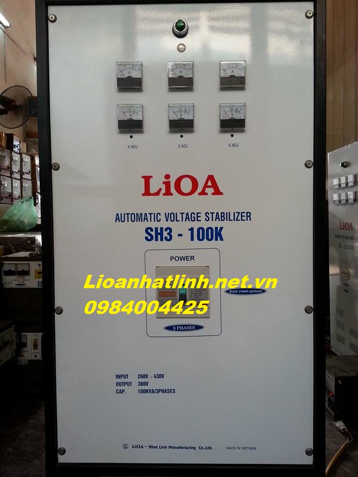 ỔN ÁP LIOA 100KW CŨ GIÁ THANH LÝ