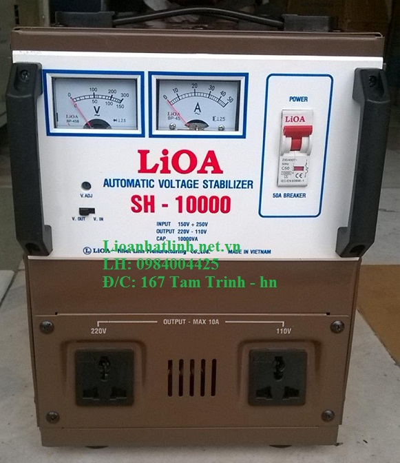 ỔN ÁP LIOA DÙNG CHO ĐIỀU HÀO