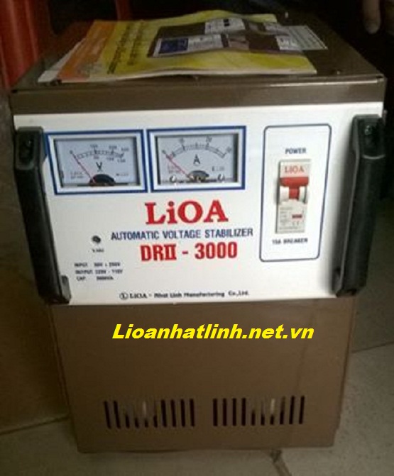 ổn áp lioa 3kva model drii - 3000 giá bao nhiêu