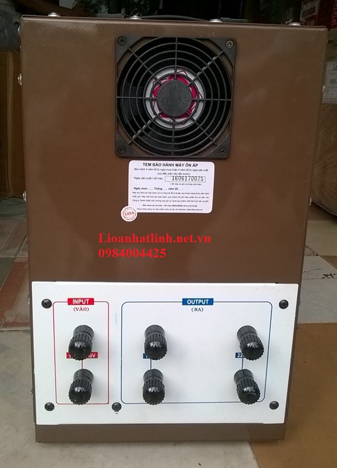 ổn áp lioa 15kva bầy mẫu