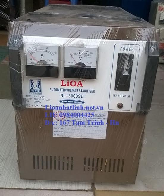 ỔN ÁP LIOA 3KVA CŨ DẢI 50V - 250V