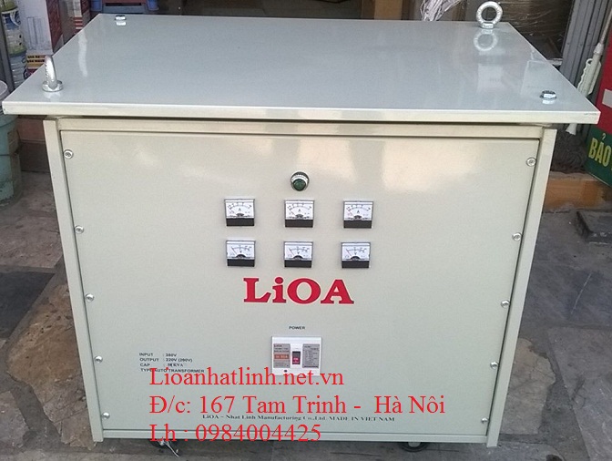 Khuyến mại biến áp lioa 3 pha