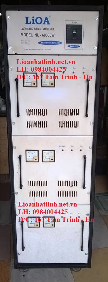 ổn áp 60kw 3 pha cũ