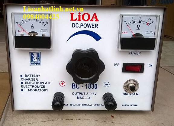 NẠP ẮC QUY LIOA LOẠI THÔNG DỤNG