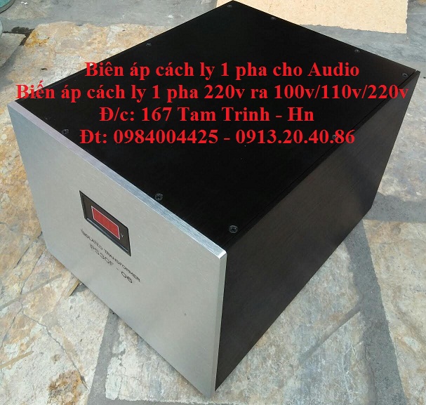 biến áp cách ly audio 220v/100v
